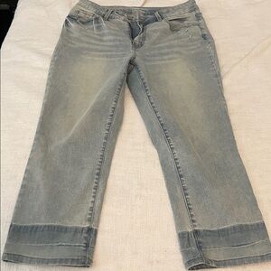 Time and Tru Women’s Light Blue Flare Jeans Sz 12 High Rise NWOT